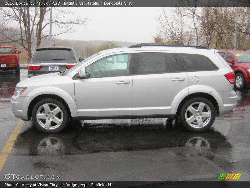 Bright Silver Metallic / Dark Slate Gray 2010 Dodge Journey SXT AWD
