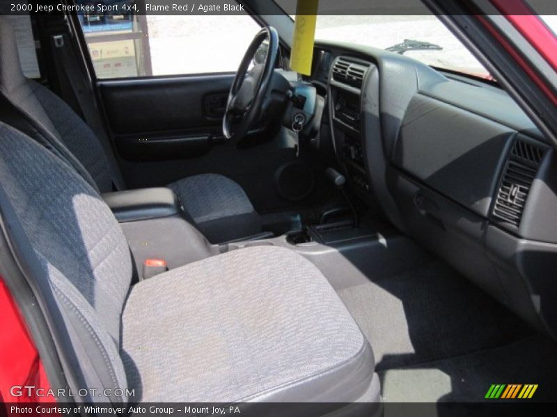 Flame Red / Agate Black 2000 Jeep Cherokee Sport 4x4