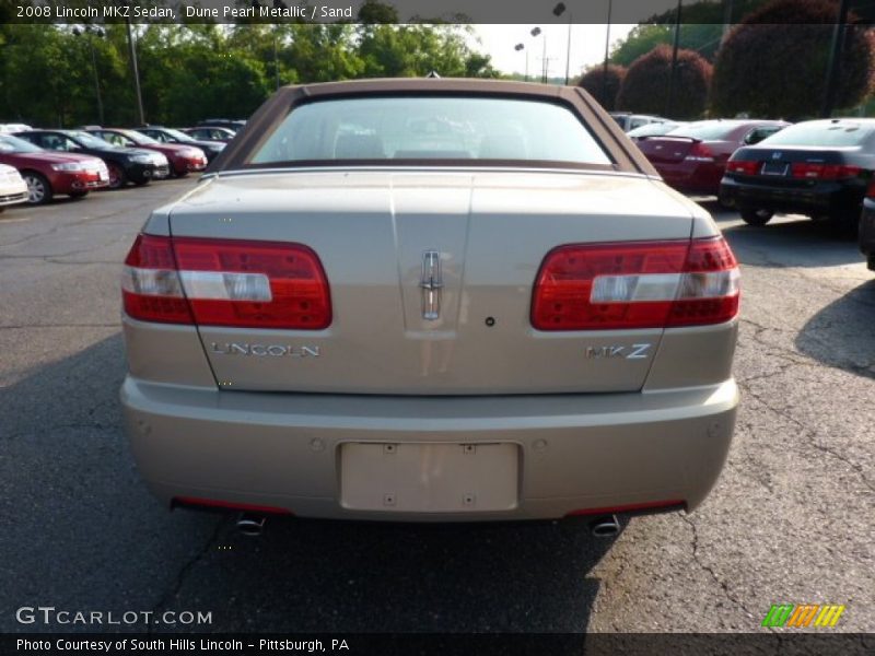 Dune Pearl Metallic / Sand 2008 Lincoln MKZ Sedan