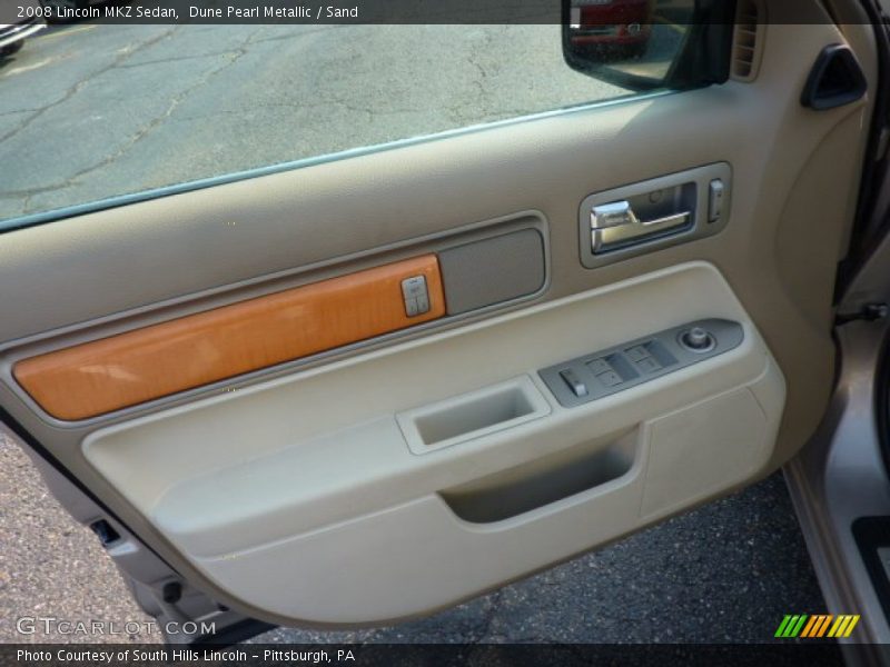 Dune Pearl Metallic / Sand 2008 Lincoln MKZ Sedan