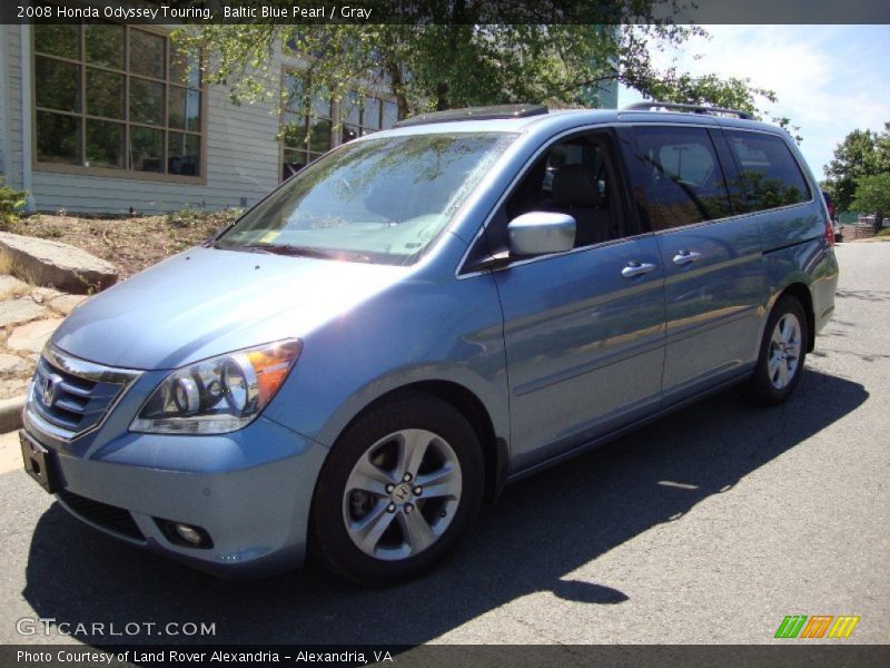 Baltic Blue Pearl / Gray 2008 Honda Odyssey Touring