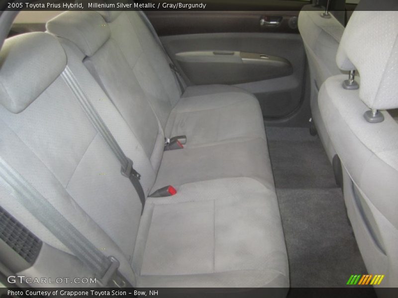 Millenium Silver Metallic / Gray/Burgundy 2005 Toyota Prius Hybrid