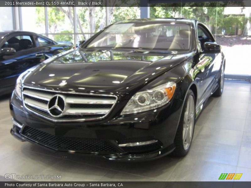 Black / Black 2011 Mercedes-Benz CL 550 4MATIC