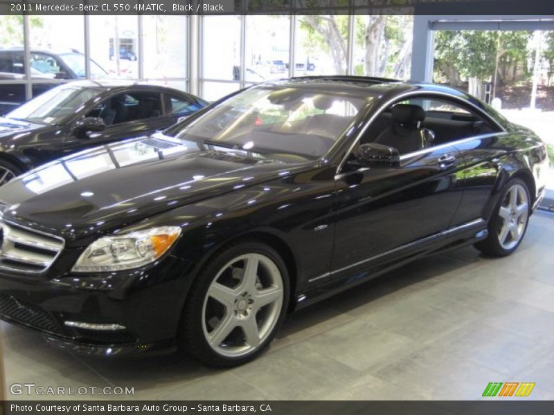 Black / Black 2011 Mercedes-Benz CL 550 4MATIC