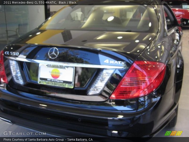 Black / Black 2011 Mercedes-Benz CL 550 4MATIC