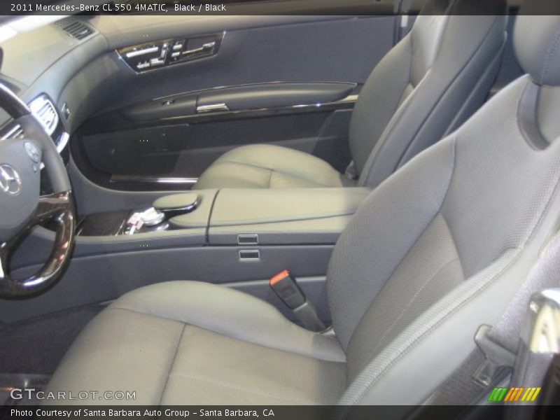 Black / Black 2011 Mercedes-Benz CL 550 4MATIC