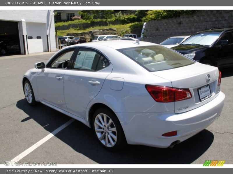 Glacier Frost Mica / Light Gray 2009 Lexus IS 250 AWD