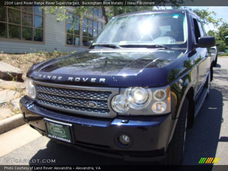 Buckingham Blue Metallic / Navy/Parchment 2006 Land Rover Range Rover Supercharged