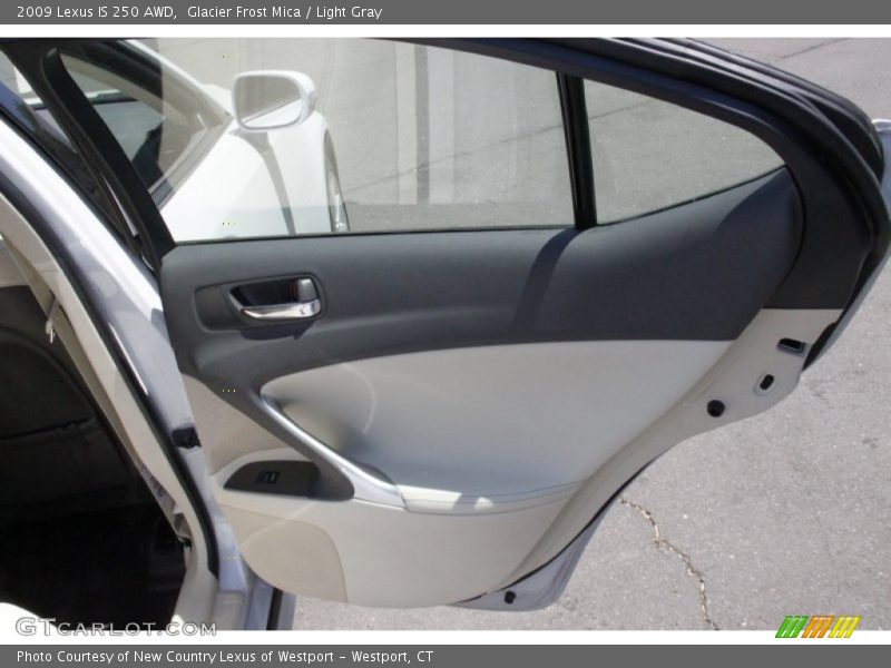 Glacier Frost Mica / Light Gray 2009 Lexus IS 250 AWD