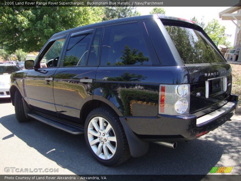 Buckingham Blue Metallic / Navy/Parchment 2006 Land Rover Range Rover Supercharged