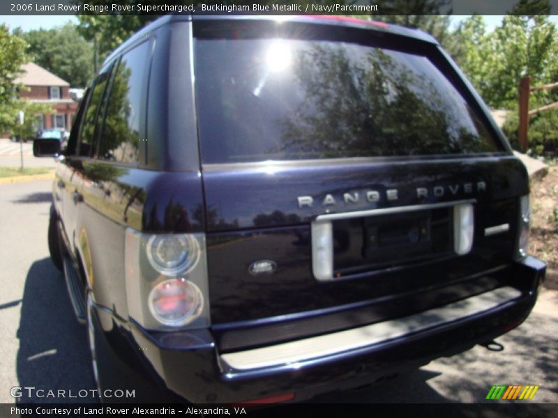 Buckingham Blue Metallic / Navy/Parchment 2006 Land Rover Range Rover Supercharged