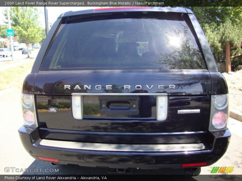 Buckingham Blue Metallic / Navy/Parchment 2006 Land Rover Range Rover Supercharged