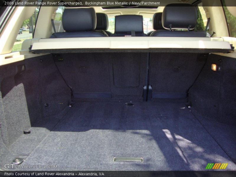 Buckingham Blue Metallic / Navy/Parchment 2006 Land Rover Range Rover Supercharged