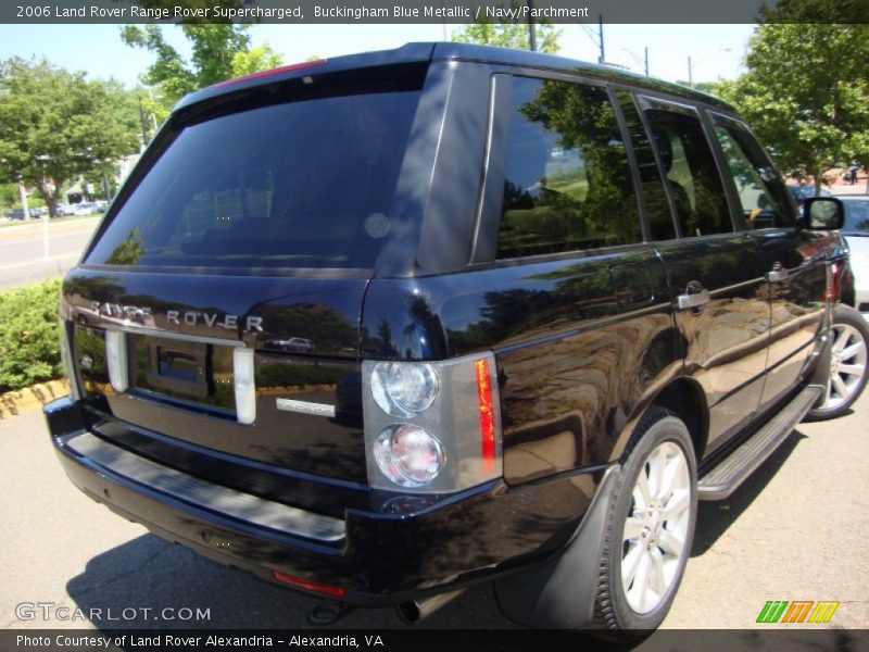 Buckingham Blue Metallic / Navy/Parchment 2006 Land Rover Range Rover Supercharged