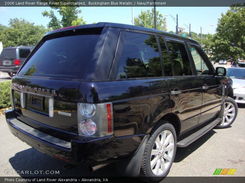 Buckingham Blue Metallic / Navy/Parchment 2006 Land Rover Range Rover Supercharged