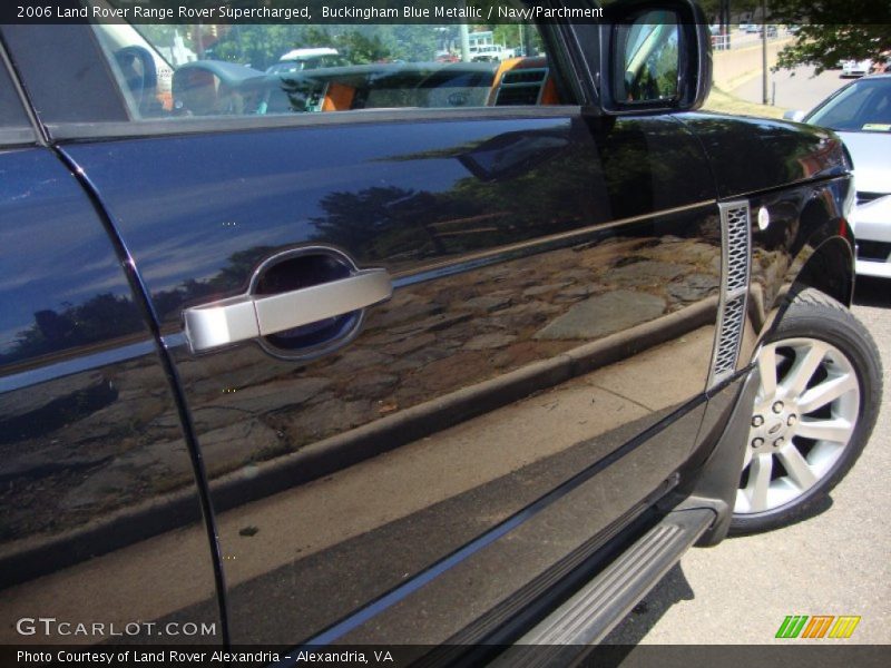 Buckingham Blue Metallic / Navy/Parchment 2006 Land Rover Range Rover Supercharged