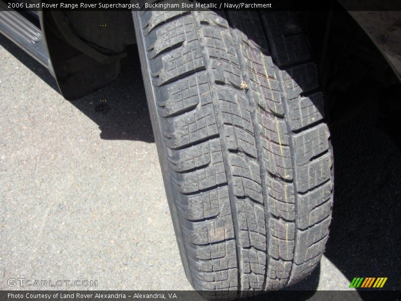 Buckingham Blue Metallic / Navy/Parchment 2006 Land Rover Range Rover Supercharged