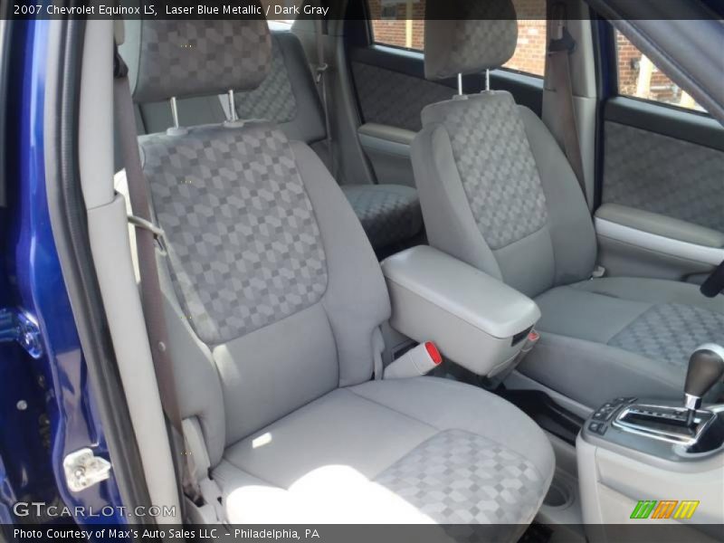 Laser Blue Metallic / Dark Gray 2007 Chevrolet Equinox LS
