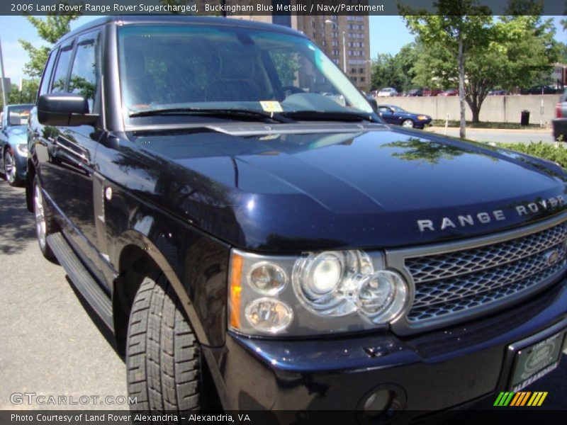 Buckingham Blue Metallic / Navy/Parchment 2006 Land Rover Range Rover Supercharged
