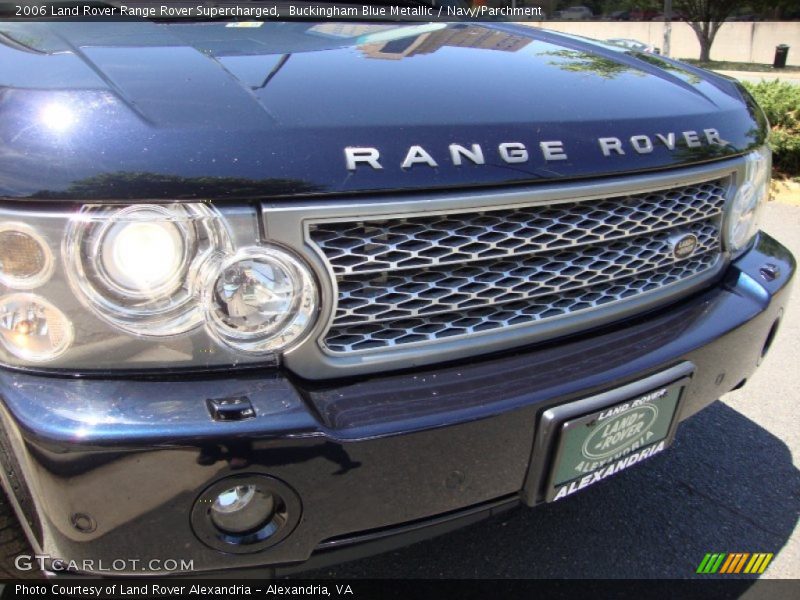 Buckingham Blue Metallic / Navy/Parchment 2006 Land Rover Range Rover Supercharged