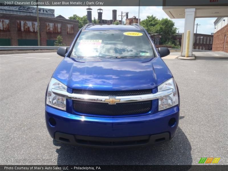 Laser Blue Metallic / Dark Gray 2007 Chevrolet Equinox LS