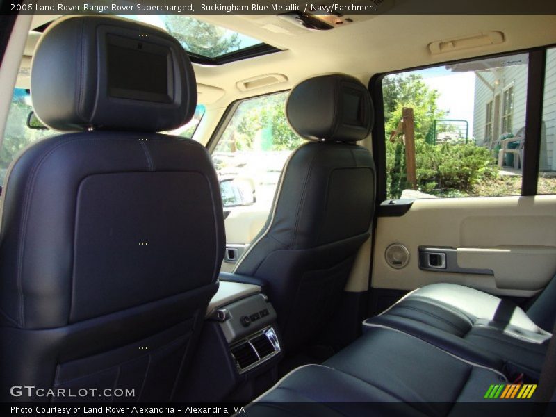 Buckingham Blue Metallic / Navy/Parchment 2006 Land Rover Range Rover Supercharged
