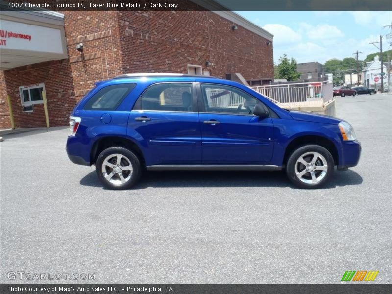 Laser Blue Metallic / Dark Gray 2007 Chevrolet Equinox LS