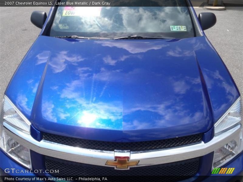 Laser Blue Metallic / Dark Gray 2007 Chevrolet Equinox LS