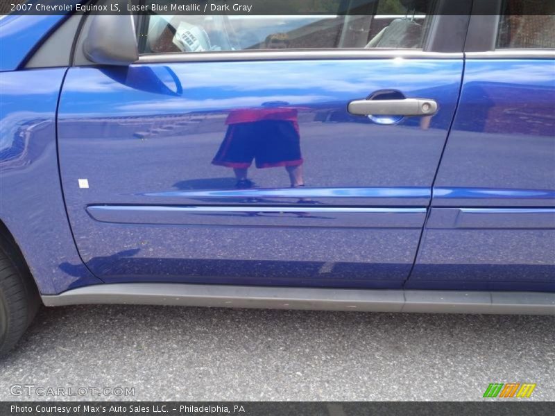 Laser Blue Metallic / Dark Gray 2007 Chevrolet Equinox LS