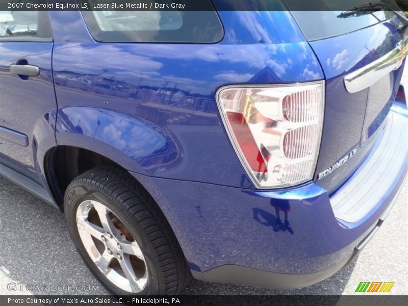Laser Blue Metallic / Dark Gray 2007 Chevrolet Equinox LS