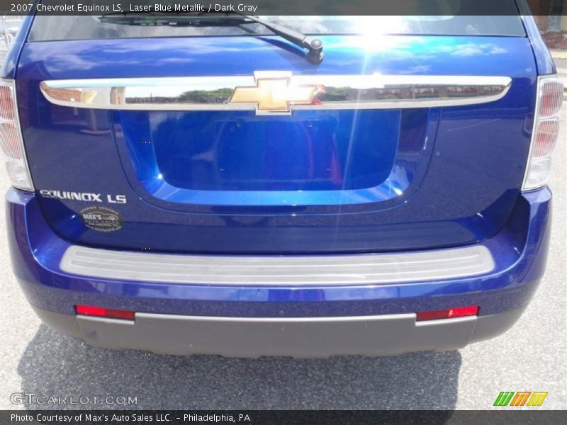 Laser Blue Metallic / Dark Gray 2007 Chevrolet Equinox LS