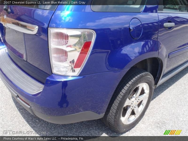 Laser Blue Metallic / Dark Gray 2007 Chevrolet Equinox LS