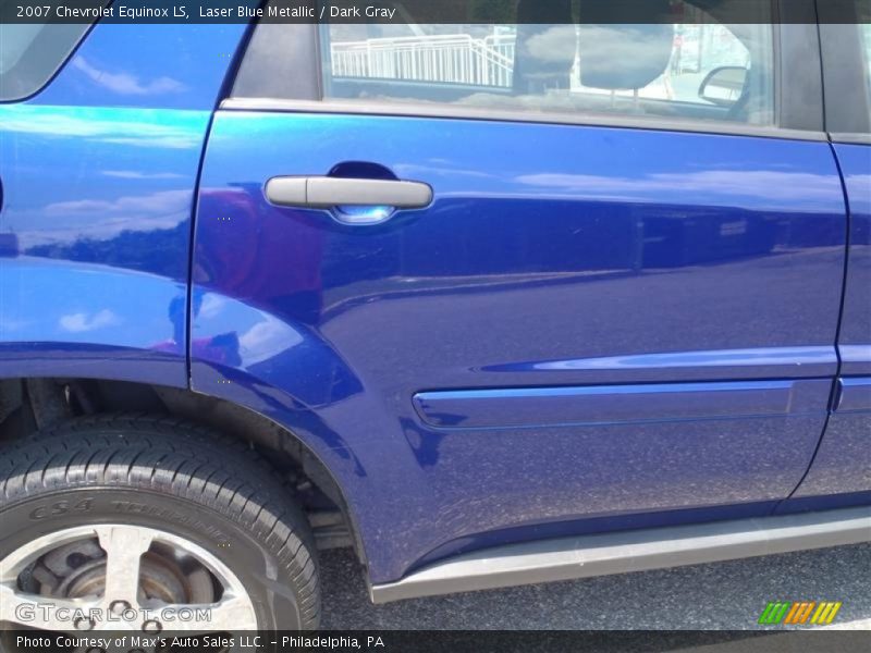 Laser Blue Metallic / Dark Gray 2007 Chevrolet Equinox LS