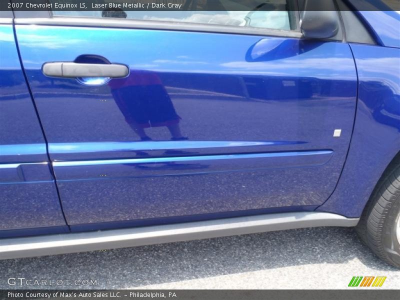 Laser Blue Metallic / Dark Gray 2007 Chevrolet Equinox LS