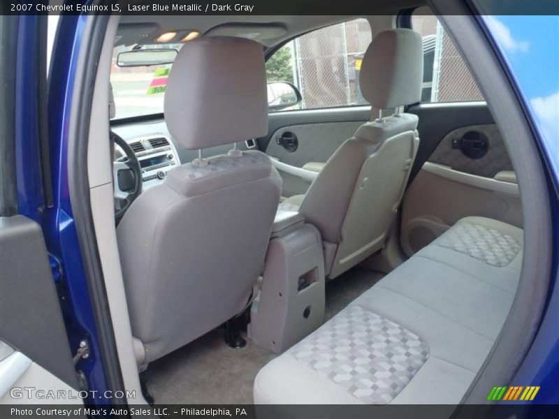 Laser Blue Metallic / Dark Gray 2007 Chevrolet Equinox LS