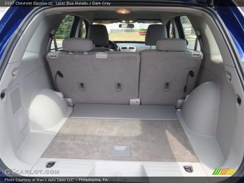 Laser Blue Metallic / Dark Gray 2007 Chevrolet Equinox LS