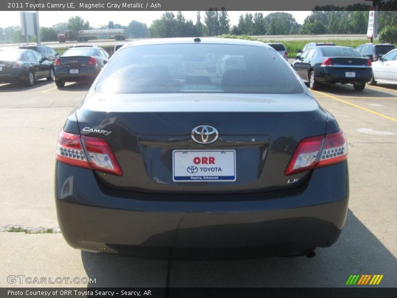 Magnetic Gray Metallic / Ash 2011 Toyota Camry LE