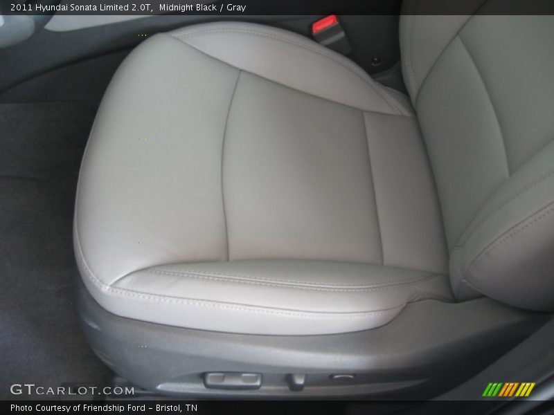 Midnight Black / Gray 2011 Hyundai Sonata Limited 2.0T