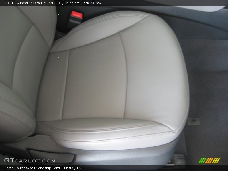 Midnight Black / Gray 2011 Hyundai Sonata Limited 2.0T