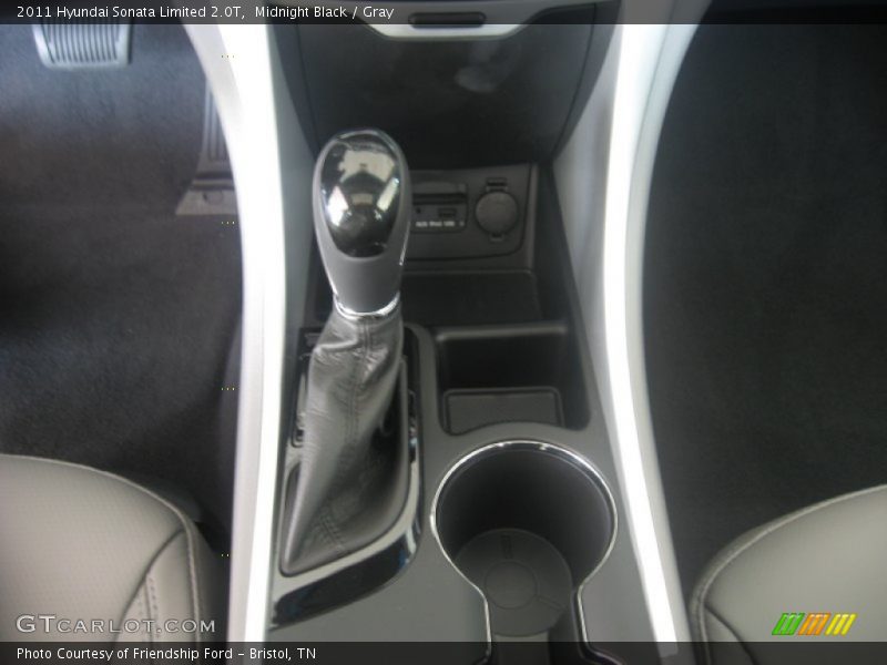 Midnight Black / Gray 2011 Hyundai Sonata Limited 2.0T
