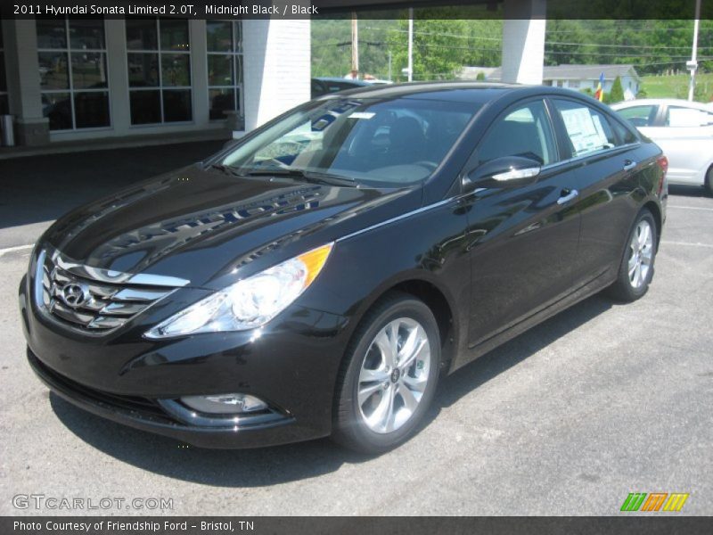 Midnight Black / Black 2011 Hyundai Sonata Limited 2.0T