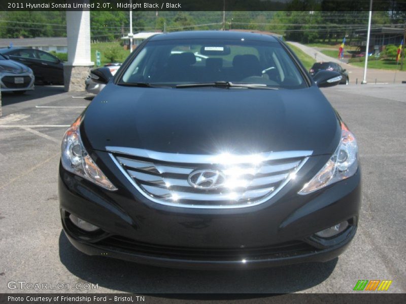 Midnight Black / Black 2011 Hyundai Sonata Limited 2.0T