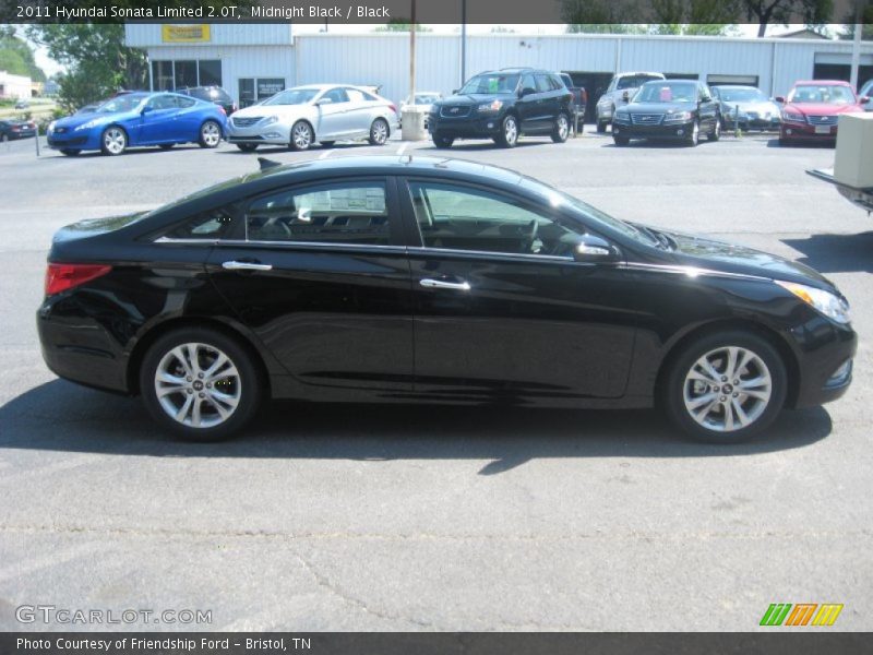 Midnight Black / Black 2011 Hyundai Sonata Limited 2.0T