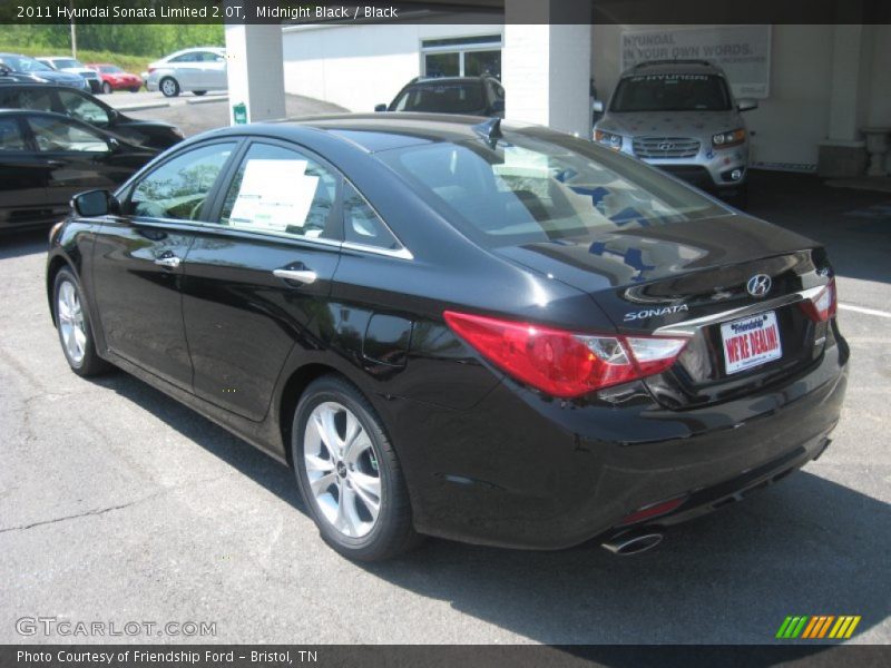 Midnight Black / Black 2011 Hyundai Sonata Limited 2.0T