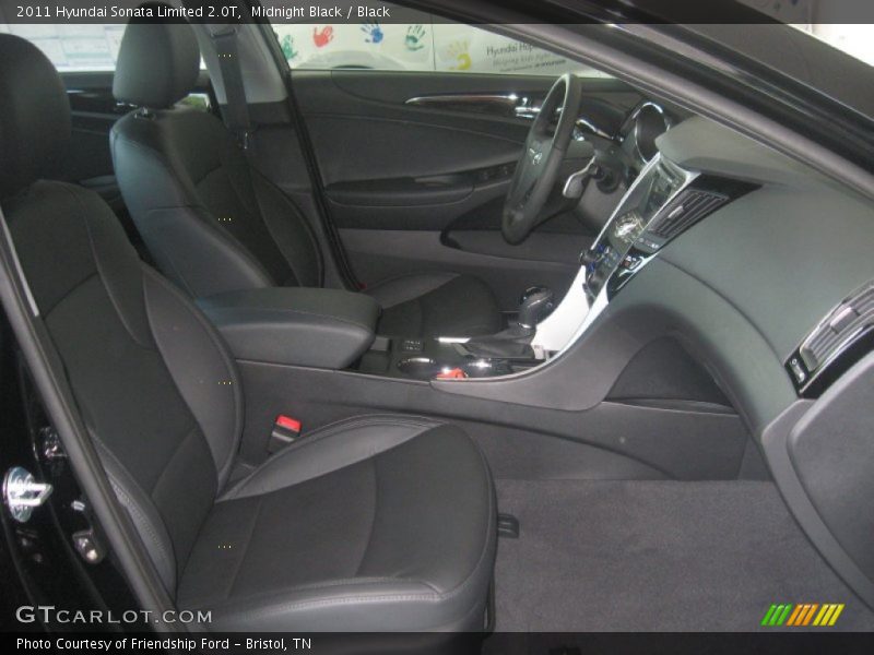 Midnight Black / Black 2011 Hyundai Sonata Limited 2.0T