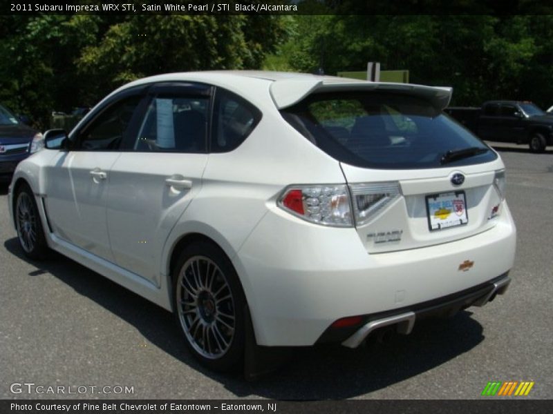 Satin White Pearl / STI  Black/Alcantara 2011 Subaru Impreza WRX STi