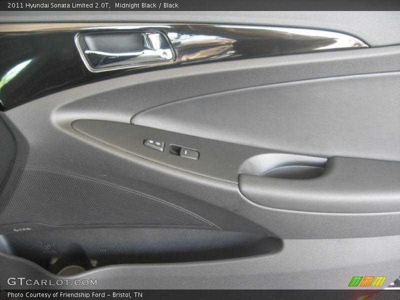 Midnight Black / Black 2011 Hyundai Sonata Limited 2.0T