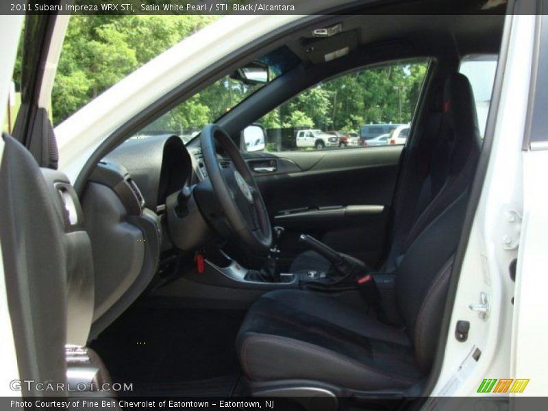 Satin White Pearl / STI  Black/Alcantara 2011 Subaru Impreza WRX STi