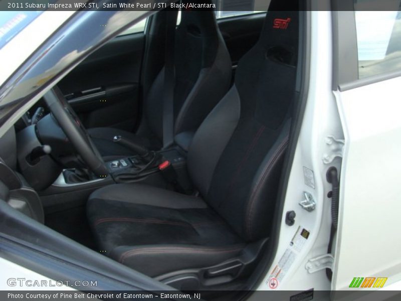 Satin White Pearl / STI  Black/Alcantara 2011 Subaru Impreza WRX STi