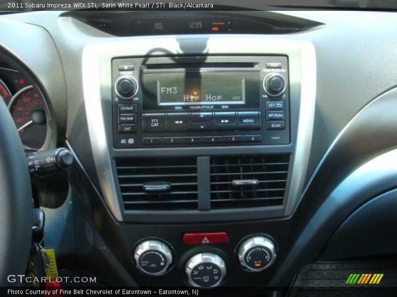 Satin White Pearl / STI  Black/Alcantara 2011 Subaru Impreza WRX STi